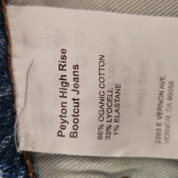 Reformation Peyton High Rise Boot Cut Jeans Medium Wash Size 26 - Picture 12 of 13